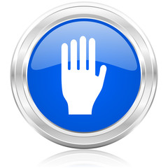 Obraz premium stop icon