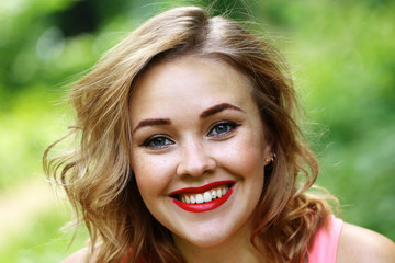 Fototapeta premium Blonde woman