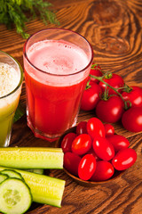 juice on wood