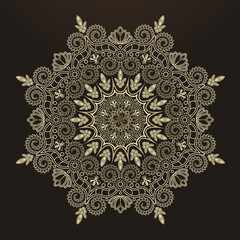 Radial geometric pattern