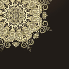 Radial geometric pattern