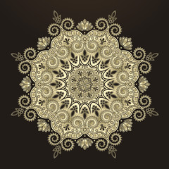 Radial geometric pattern