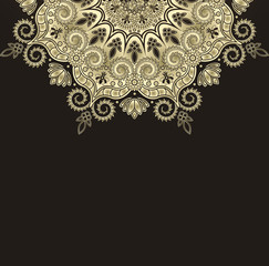 Radial geometric pattern