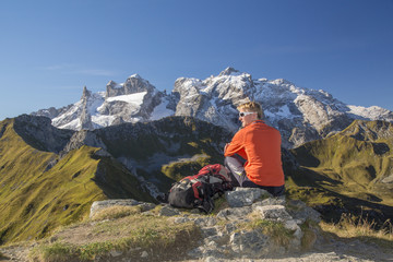 Fototapeta premium Ausflug in die Berge