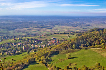 Fototapeta na wymiar Green nature in region of Prigorje