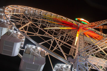 Noria de Feria de noche