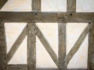 Fototapeta na wymiar detail of half timber frame wall