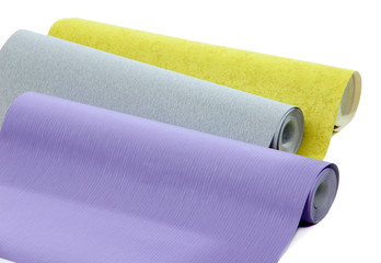 Wallpapers isolated on white