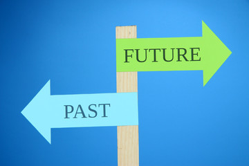 Conceptual  road signs on choice and decisions