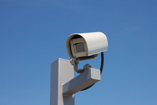 Surveillance Camera Facing Left