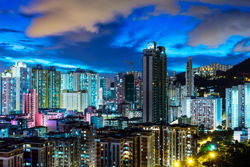 Fototapeta na wymiar Urban city in Hong Kong