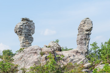 Amazing Shape of Rock at Pa Hin Ngam National Park