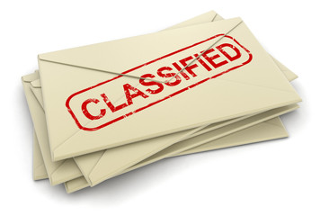 classified letters  (clipping path included)