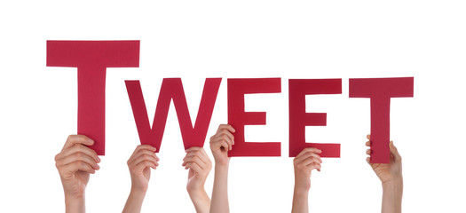 People Holding Tweet