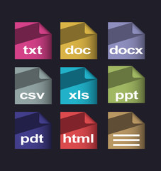 Vector documents formats
