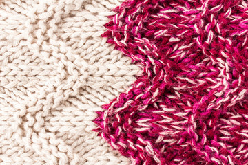 Colorful Happy Knitting background texture. Fabric textile backg