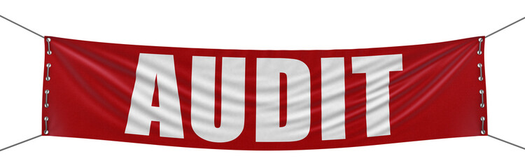 audit banner (clipping path included)