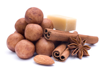 Almond paste potatoes