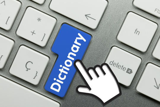Dictionary keyboard hand