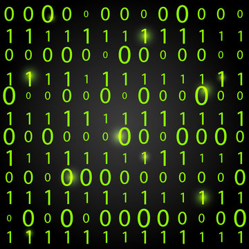 Binary code background - concept of information tehnologies 2