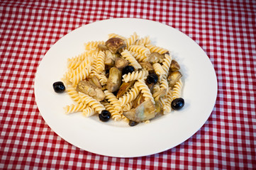 pasta e carciofi