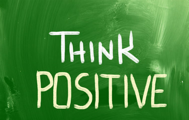 Think Positive Concept