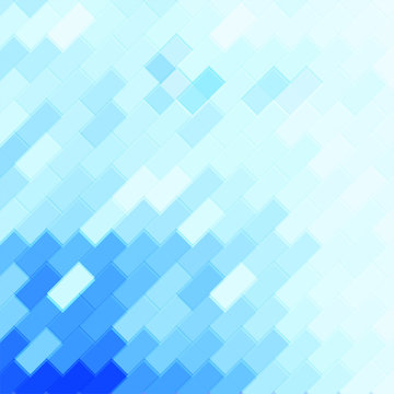 Business concept blue mosaic background
