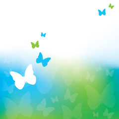 Abstract Butterfly Background