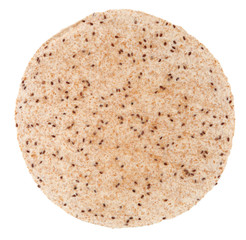 Flour tortillas isolated on a white background