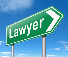 Lawyer concept.