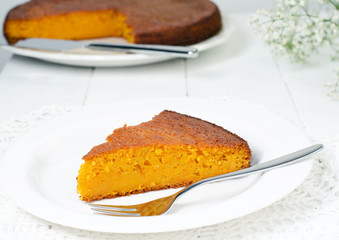 Fresh carrot cake