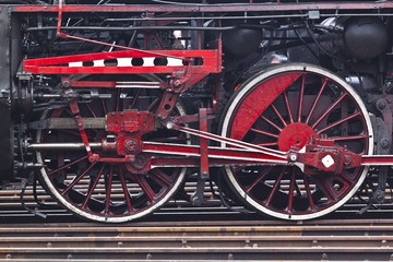 The details of steam locomotive