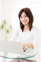 attractive asian woman lifestyle image