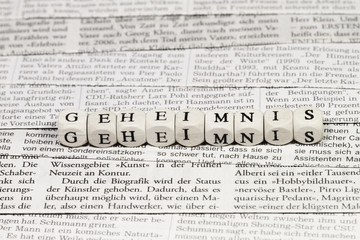 Obraz premium Geheimnis