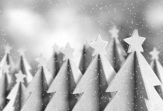 abstrakte Winterlandschaft Weihnachten