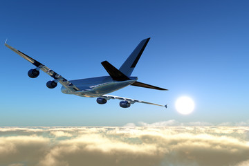 Obraz na płótnie Canvas Passenger plane