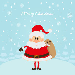 Santa Claus The Christmas card