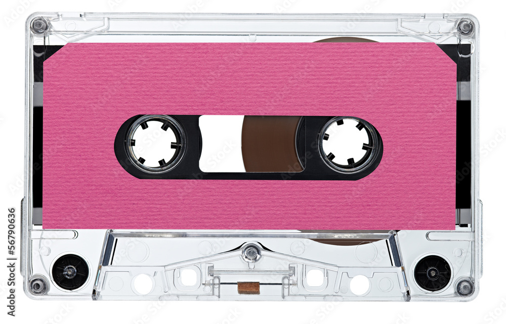 Fototapete music audio tape vintage