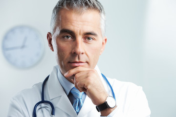 Portrait of a handsome doctor