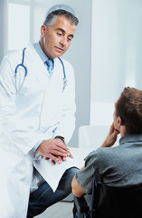 Obraz premium Doctor and patient