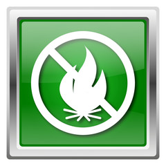 Fire forbidden icon