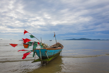 Fototapeta premium Fishing boat on the sea
