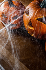 Halloween pumpkins, ambient light © oleksajewicz