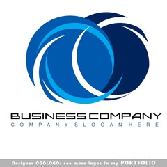 abstract business logo vector