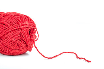 Red yarn