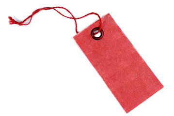 tag label isolated on white background