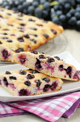 Focaccia con uva