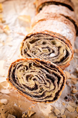 Fresh baked strudel