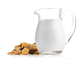 Breakfast with corn-flakes