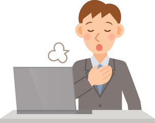 ビジネスマン　PC